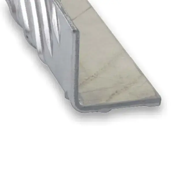 Ángulo ajedrez de aluminio bruto 100 x 2 x 2 cm