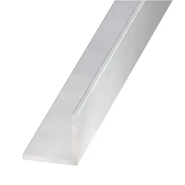 Ángulo de aluminio 250 x 1 x 1 cm