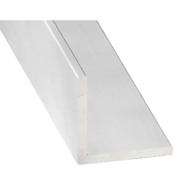 Ángulo de aluminio bruto 100 x 2 x 2 cm