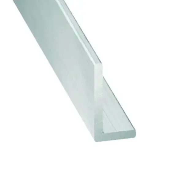 Ángulo de aluminio bruto desigual 250 x 2 x 1,5 cm