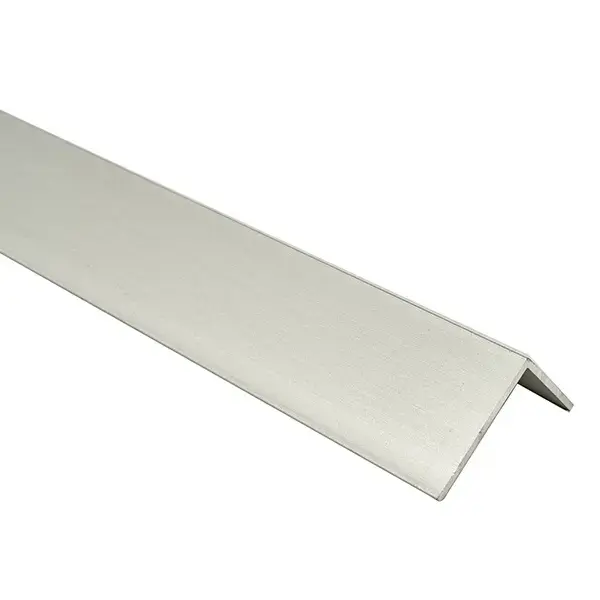 Ángulo desigual de aluminio anodizado 100 x 3 x 2 cm