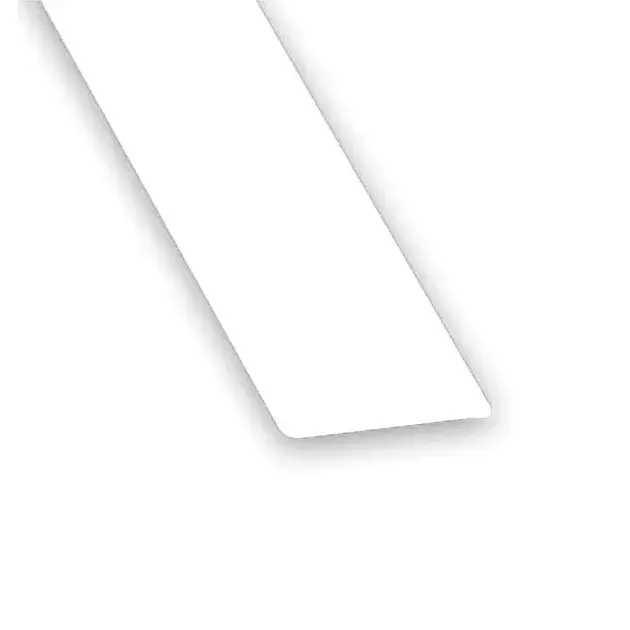 Ángulo desigual pvc blanco 100 x 2 x 3 cm