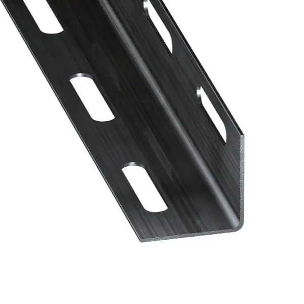 Ángulo perforado de acero 250 x 2,7 x 2,7 cm