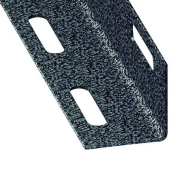 Ángulo perforado de acero 250 x 3,8 x 3,8 cm