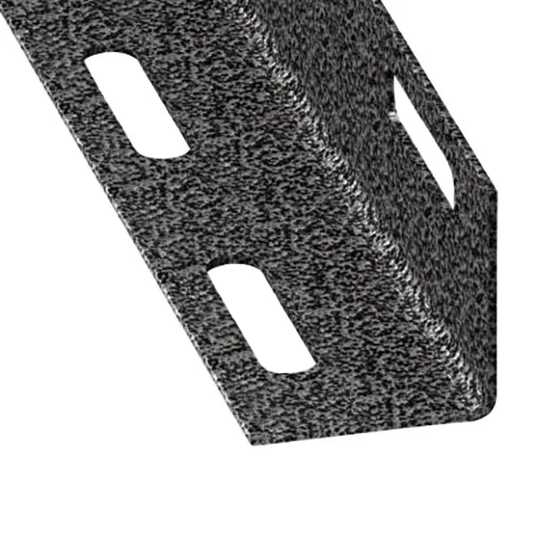 Ángulo perforado de acero laminado 100 x 3,8 x 3,8 cm