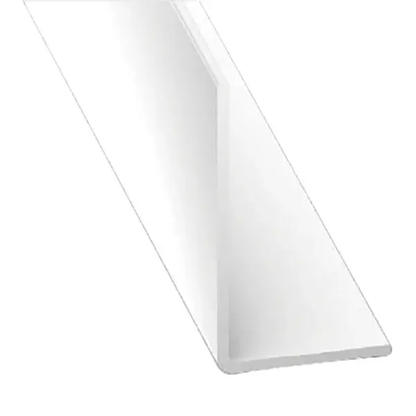 Ángulo de pvc blanco 200 x 2 x 1 cm