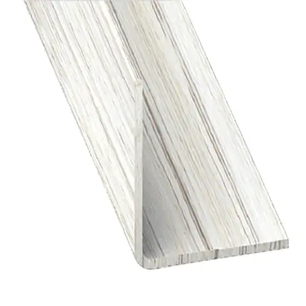Ángulo de pvc blanquecino 260 x 2 x 2 cm