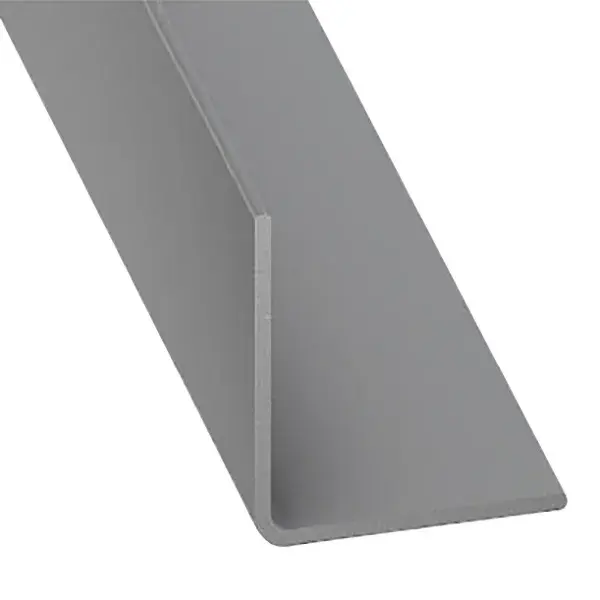 Ángulo pvc gris 260 x 2 x 2 cm