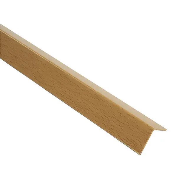 Ángulo pvc haya 260 x 2 x 2 cm