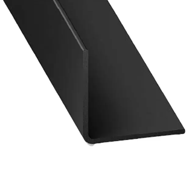 Ángulo pvc negro 100 x 2 x 2 cm