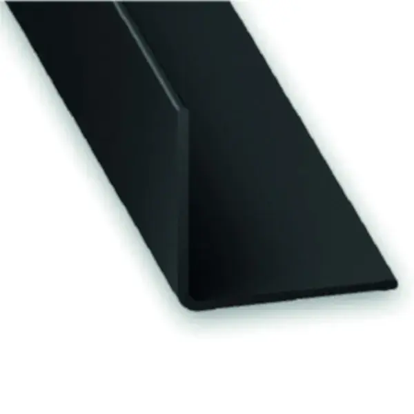Ángulo pvc negro 260 x 2 x 2 cm