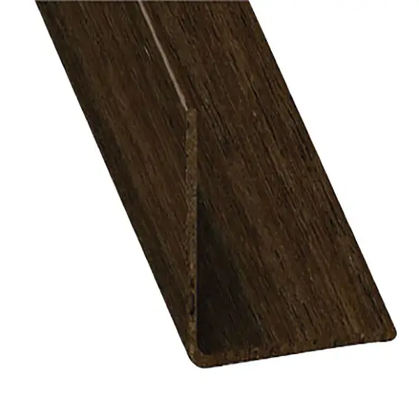 Ángulo de pvc wengué 260 x 2 x 2 cm