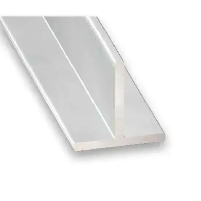 Perfil en T aluminio 100 x 2 x 2 cm