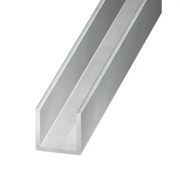 Perfil u de aluminio 250 x 1,5 x 1,5 cm - 1,5 mm