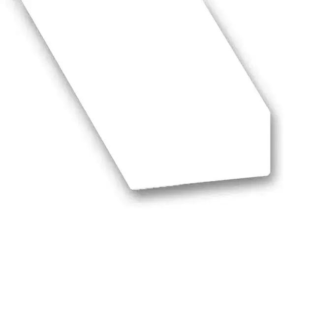 Perfil liso pvc 100 x 1 x 0,4 cm