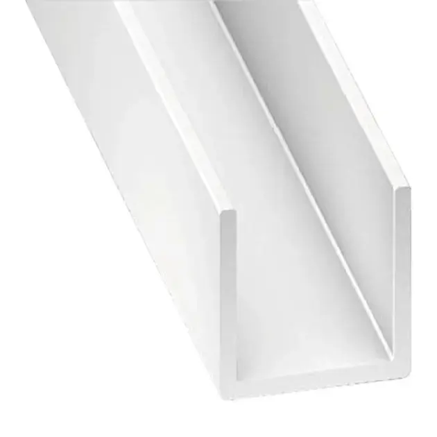 Perfil en U pvc 100x1,8x1 cm