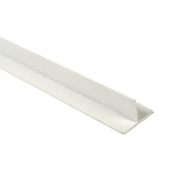 Perfil en T pvc blanco 100x1,8x2,5 cm