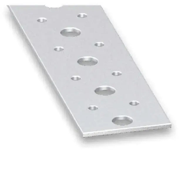 Pletina de acero perforada 40 x 2 mm - 1 m