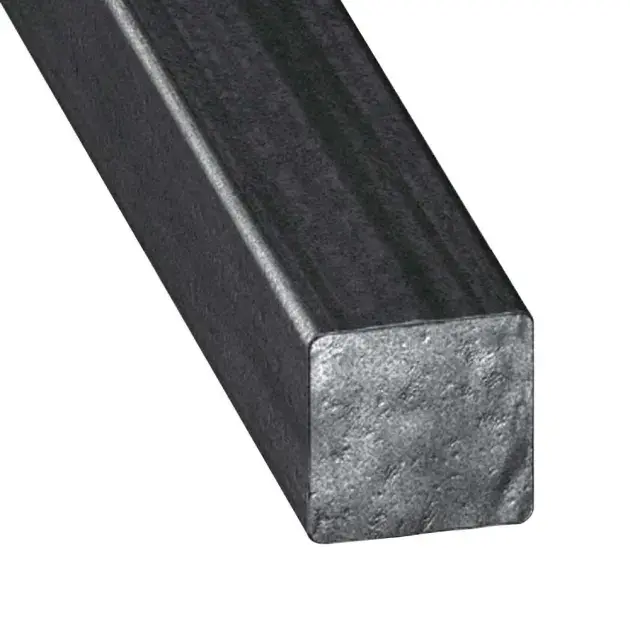 Tubo cuadrado de acero laminado 250 x 2,5 x 2,5 cm