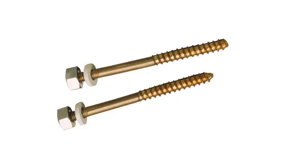 BO-62531 JUEGO TORNILLO LATON INODORO 5x75mm. Fácil de Usar