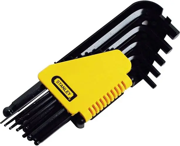 Juego llaves hexagonales 12pcs 69257 - Stanley con Estuche de Almacenamiento