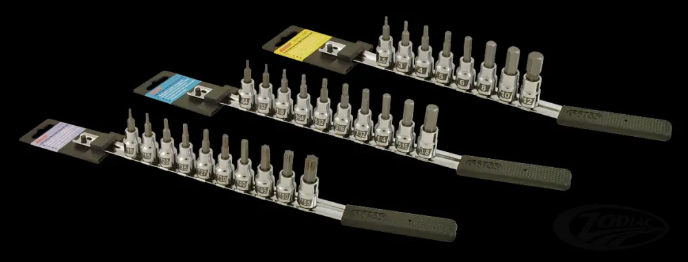 Cruztools HexBit socket set Inch 10Pcs Harley-Davidson