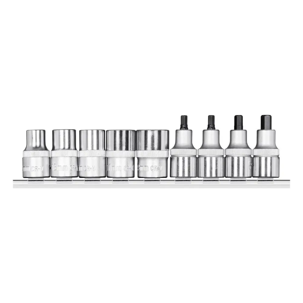 GEDORE red R68008009 - 1/2" screwdriver sockets rail, 9 pieces (3301872)