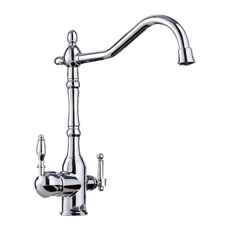 Valaz grifo de cocina osmosis 3 vías diseño antiguo cromado orinoco