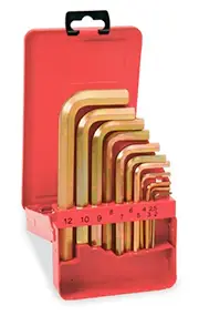 Antideslizante Juego De Llaves Hexagonales (2mm 12 mm) (11 Piezas), Snap-On AWM110DHK