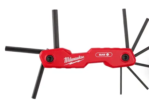 Certificado OEM Juego de 9 llaves hexagonales plegables - SAE