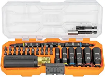 Juego De Destornilladores y Enchufes Con Caja MODbox, KleinTools 32502HDKNECT Fácil de Usar