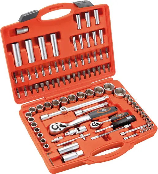 Juego de llaves de vaso 192392 HR con Mangos de Goma