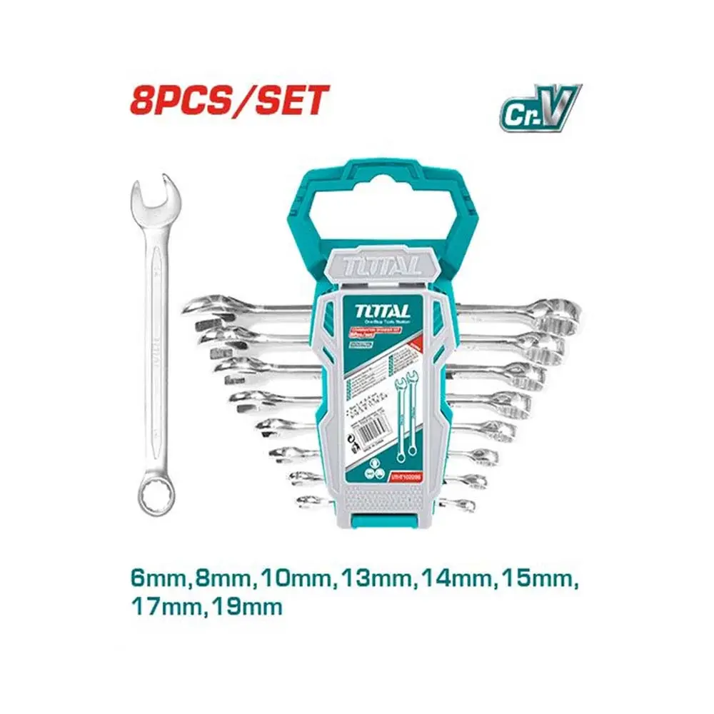 LLAVE MIXTA 6 - 19 MM JUEGO X 8 PZS SUPER SELECT TOTAL (THT102286-I) | Envío Rápido Disponible