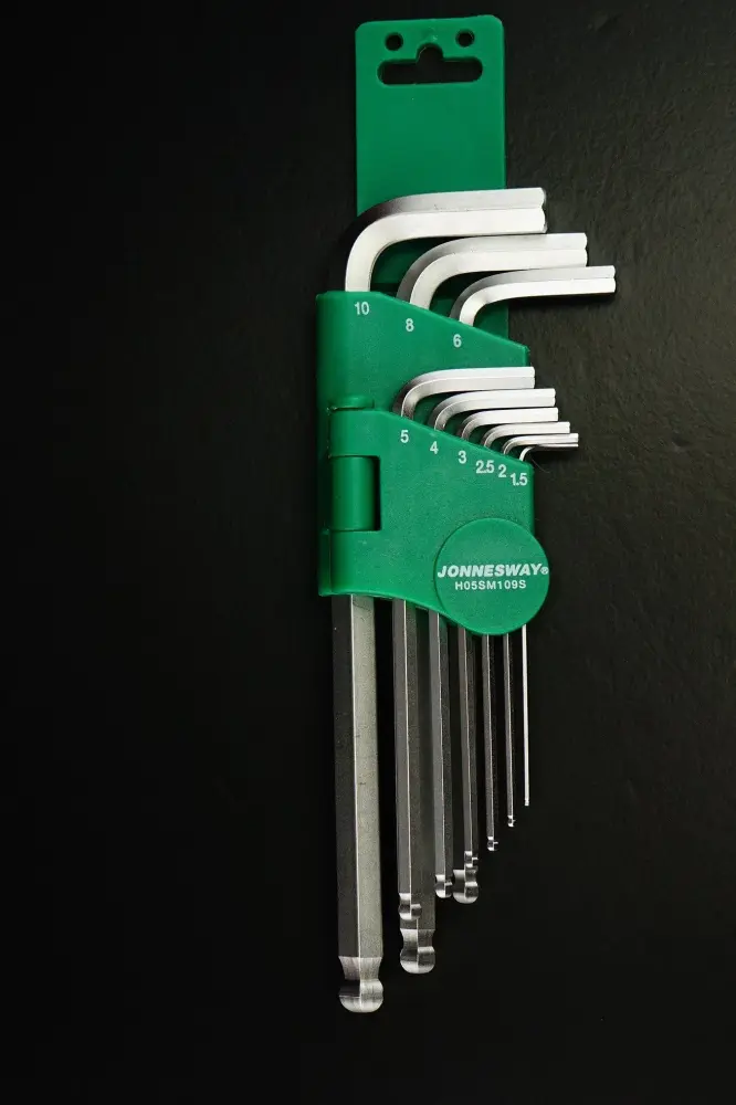 Profesional de Alta Resistencia JUEGO DE LLAVES ALLEN 1.5-10 MM 9 PIEZAS