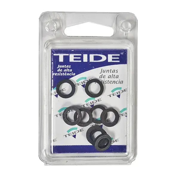 Junta goma plana 1/4 10 uds