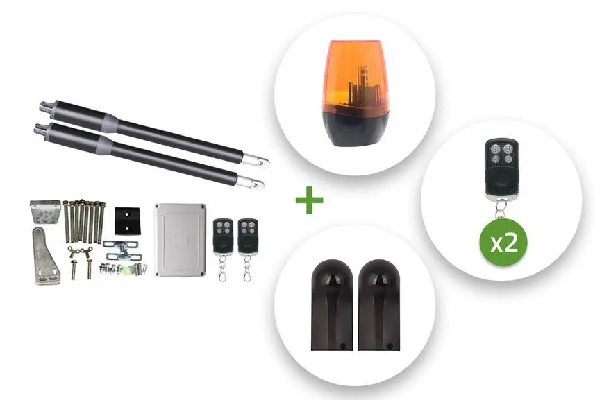 Kit completo de motorización para puerta batiente ranger b150