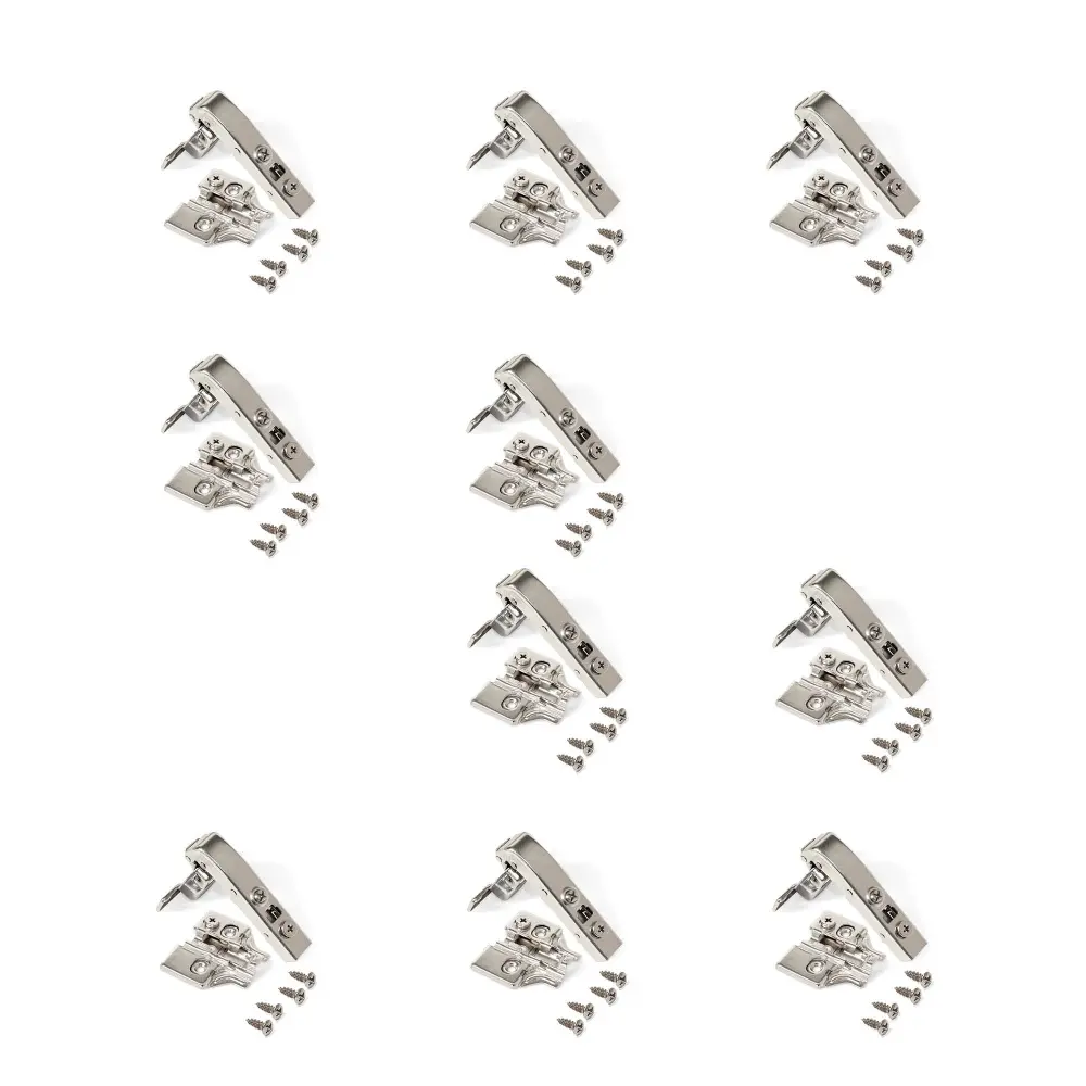 Kit de bisagra x91 de brazo angular 90º con cierre mullido y