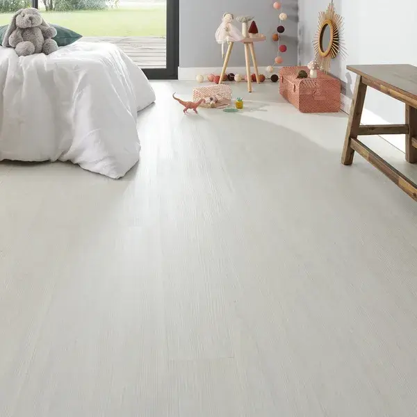 Suelo vinílico Click SPC Blanco Bachata goodhome