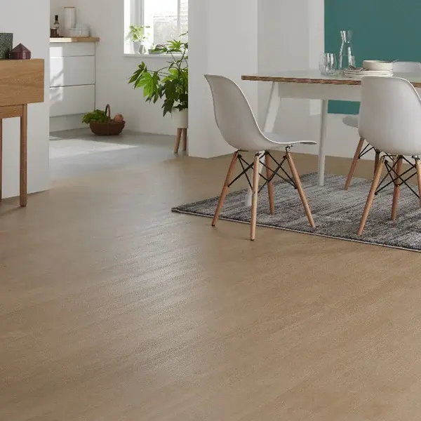 Suelo vinílico Click SPC Marrón Bachata goodhome