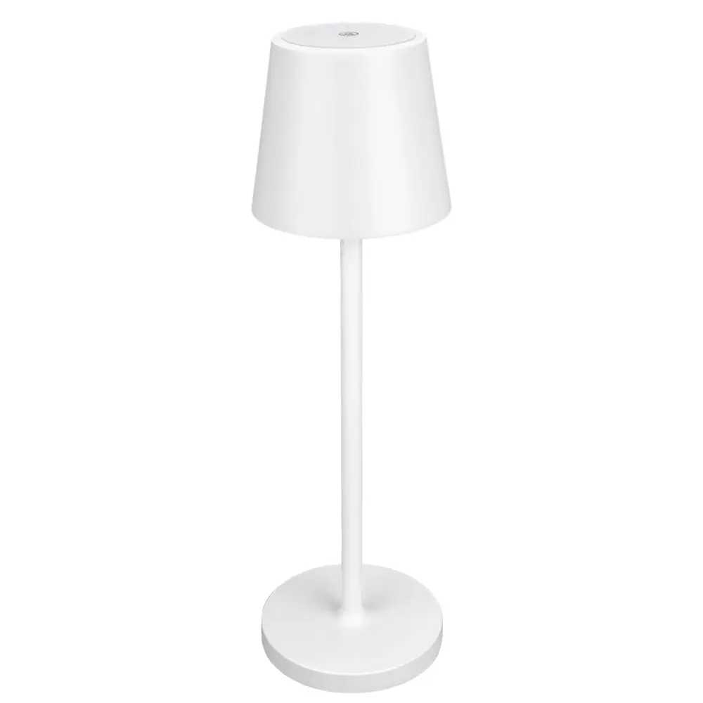 Lampara Mesa Intesidad Regulable Con Bateria 4.400 mAh. 3 Watt, 220 Lumenes Color blanco | Ajustable | Dimmable