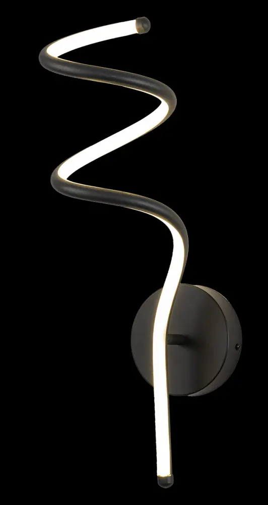 Luminaria de pared Cogno Tecnohome negro con luz dimeable con Dimmable Integrado