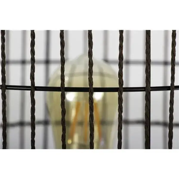 Lámpara de pie Jaula en Latón Envejecido