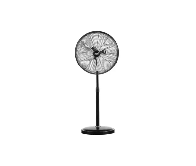 Ventilador de pie metálico color negro serie africo 55cm con Cable Incluido