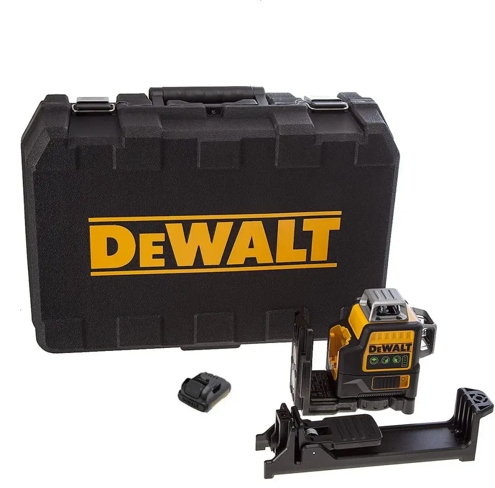Nivel Láser Autonivelante 3 líneas 360º Verde DCE089LG Dewalt con Trípode Incluido