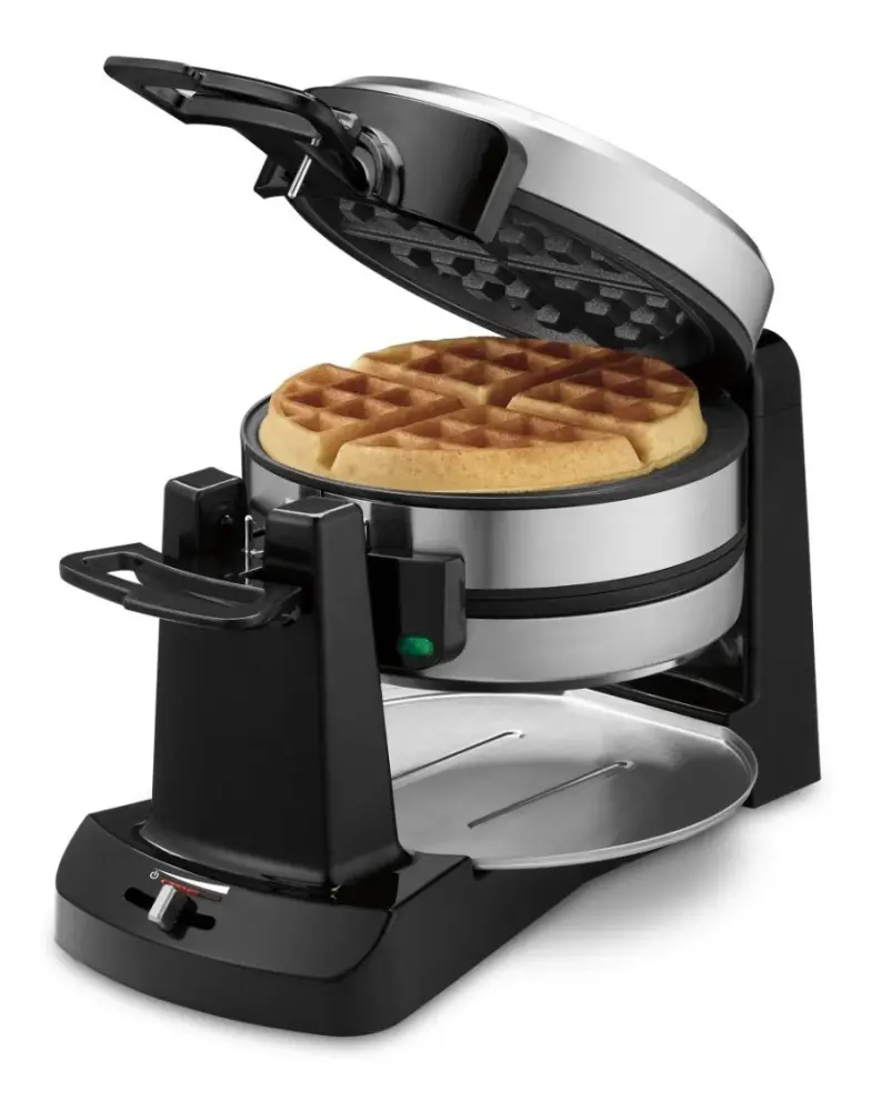 Waflera De Acero Rotatoria Doble Cuisinart Waf-f40 GRADO B con Trípode Incluido