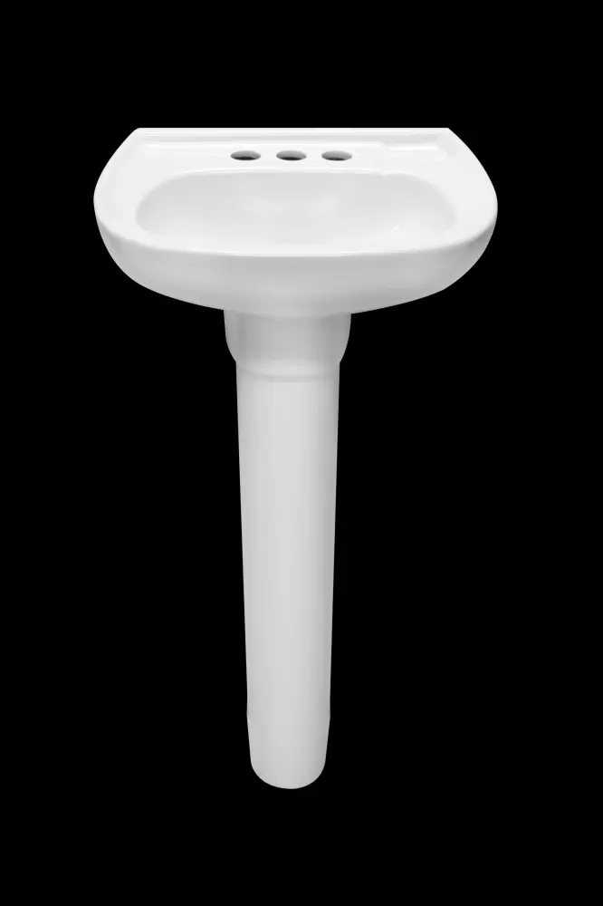 LAVABO Y PEDESTAL LUCAS BLANCO (Calidad única)*