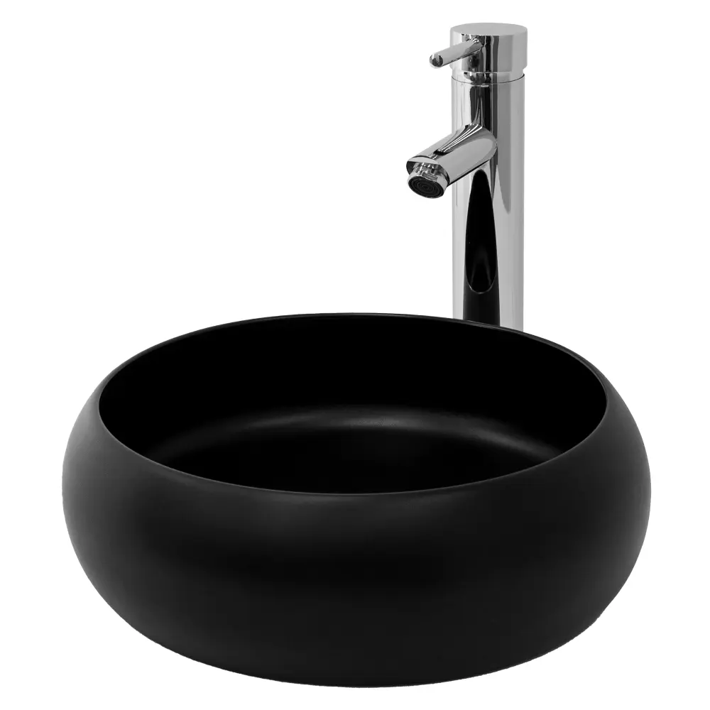 Lavabo sobre encimera cerámica ø 35 x 30 cm ml-design