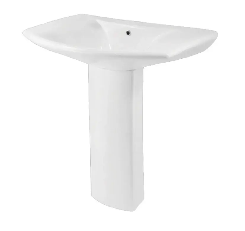 LAVAMANO CON PEDESTAL BLANCO 620X490X850MM