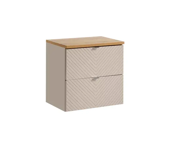 Mueble bajo lavabo 60cm encimera Manoa Cachemira y madera