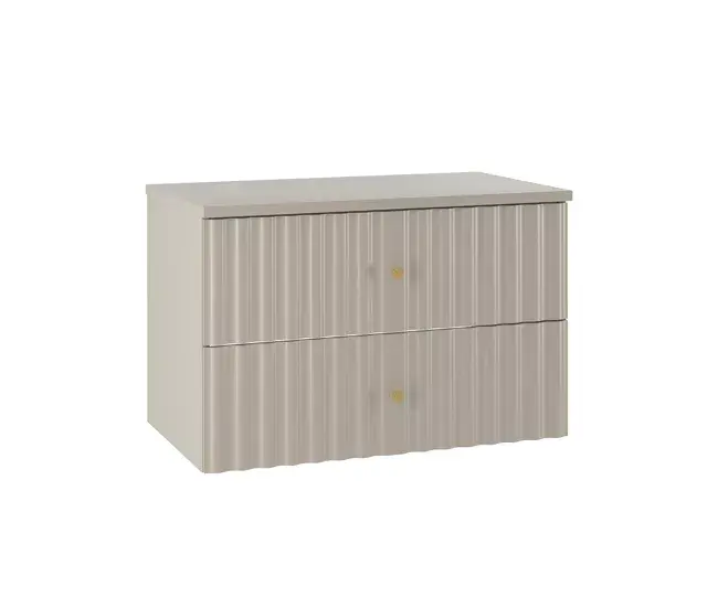 Mueble bajo lavabo 80cm encimera Izae Cachemira